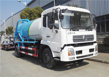 中国 下水のタンク車、Dongfeng 4x2 6の車輪の糞便の吸引のトラック6000Lに掃除機をかけて下さい サプライヤー