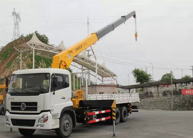 中国 Dongfeng LHD 6x4 15トン クレーン トラック、望遠鏡ブームが付いているクレーン車のトラック サプライヤー