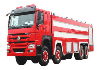 中国 Sinotruk HOWO 8x4の消火活動のトラック20m3泡および水実質の普通消防車 サプライヤー