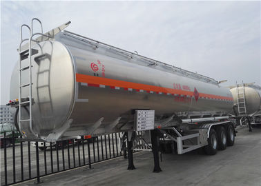 中国 トレーラー45000リットルの半アルミ合金のガソリン タンカーの、石油タンカー、トラックのアルミニウム燃料タンク サプライヤー