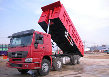 中国 HOWO 8x4の頑丈なダンプのトレーラー、30トン40のトン12の荷車引きのダンプ トラック サプライヤー