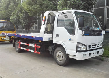 中国 ISUZU 4x2の小さいレッカー車、6つの車輪3トンの2/3台の車のための平面レッカー車 サプライヤー