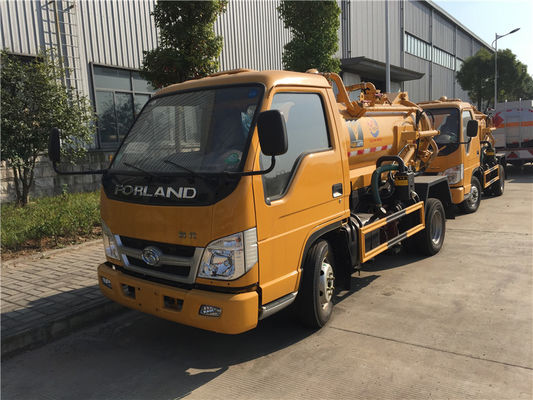 購入 Forland 4x2 5000Lのタンク車のトレーラー2の車軸5m3下水の吸引のトラック オンライン製造