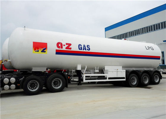 購入 3車軸50000 L LPGタンク半トレーラー50M3 25T 56M3の容積は承認されたISO 9001をカスタマイズしました オンライン製造
