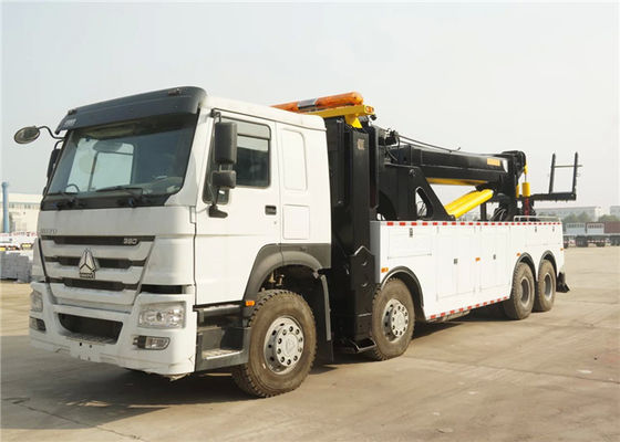 購入 50T道のレッカー車のレッカー車12の車輪8x4 371hp 50トンの残された/右ドライブ オンライン製造