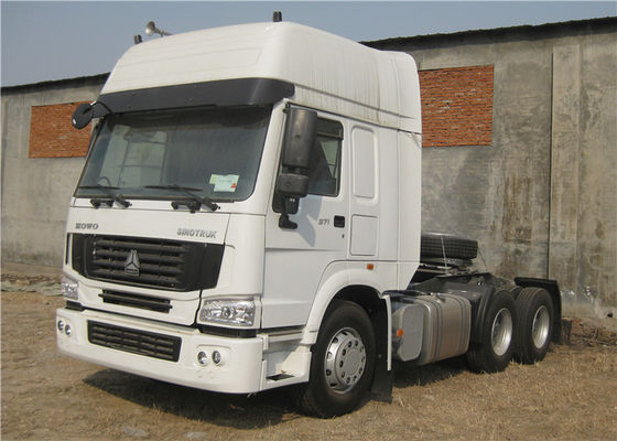購入 6x4 10荷車引きのトラクターの頭部頑丈なRHDの索引車371HP HOWOのトラクターの頭部 オンライン製造