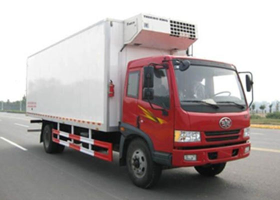 購入 FAW Dongfeng 4X2は5トンの箱のトラックを冷却のトラック ファースト・フードの冷やしました オンライン製造