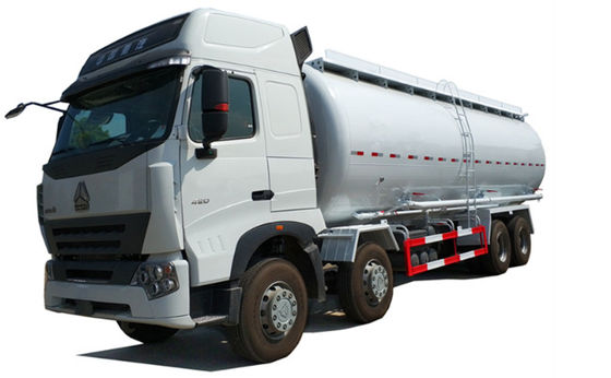 購入 SINOTRUK HOWO A7の大きさのセメントのトラック371HP 8X4 LHD 25 - 43CBMセメントのタンク車 オンライン製造