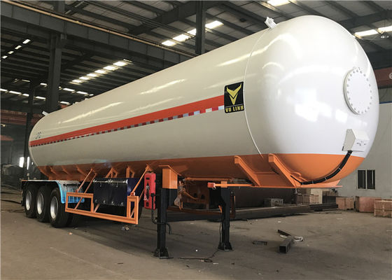 購入 3台の車軸50000l 50m3頑丈な半トレーラー、ベトナム56000lトレーラー25トンのLPGタンク オンライン製造