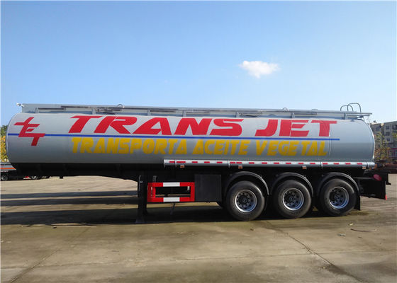 購入 半ステンレス鋼の燃料のタンカーのトレーラーの三車軸33000L 33M3オイルの輸送タンク セミトレーラー オンライン製造