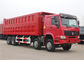 12荷車引きHOWO 8x4のダンプ トラック50トン証明される40のトンの大容量3の車軸ISO 9001 サプライヤー