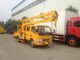 Dongfeng 16mの空気のプラットホームのトラック、車は承認された仕事プラットホームCCCを取付けました サプライヤー