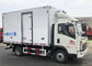 HOWO 4x2は内部箱のトラックのガラス繊維トラック3トンを冷蔵庫の冷凍庫の冷やしました サプライヤー