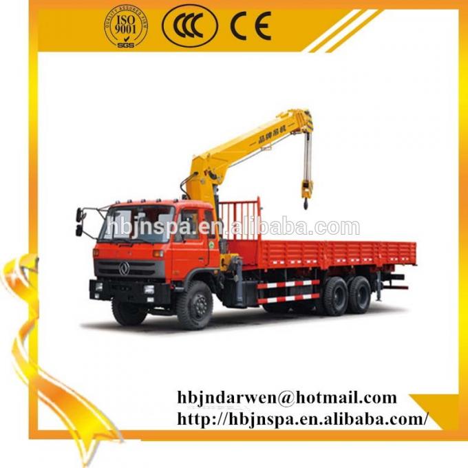 販売のための煉瓦グラブが付いているクレーン12tonが付いている中国DONGFENGのトラック